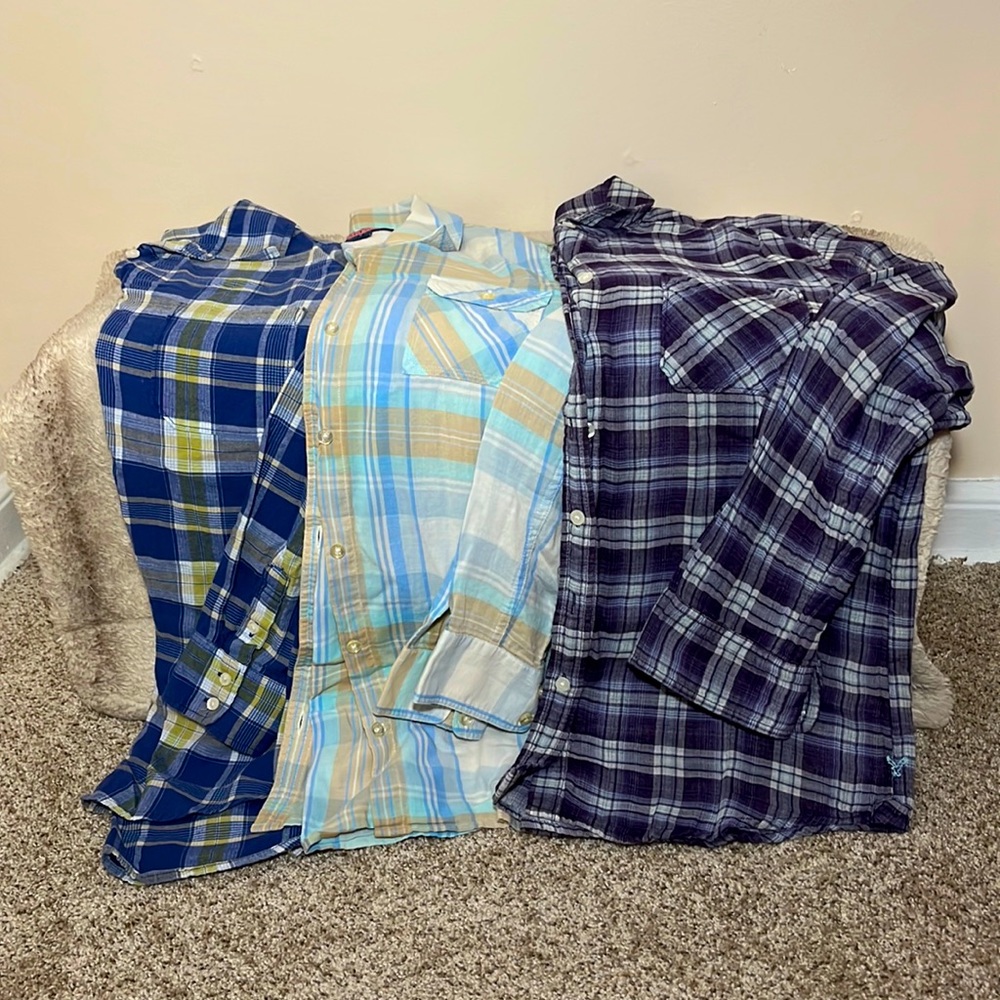 Assortment Of 3 Button Downs - image 2